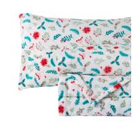 Elegante comodidad lujosamente suave de 4 piezas Velvet Velvet Plush Flannel Set - Calidad premium - acogedor COZO CALIVO NAVIDAD Fuzzy Flannel F