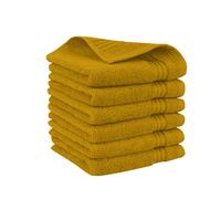 Elegante comodidad Premio Algodn turco Cotton 6 paquetes de lavadores de paquetes - 13 x 13 pulgadas Luxurious Hotel Spa Calidad 100% Turqua de alg