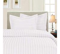 Elegante Confort de comodidad Rendzgo resistente a los hilos resistente a 1500 - Damask Stripes Calidad egipcia Luxurious Silky Soft 3pc Cubierta de