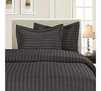 Elegante Confort de comodidad Rueca y desvanecimiento resistente 1500 Rendimiento de hilos - Damask Stripes Calidad egipcia Luxurious Silky Soft 3pc