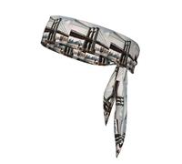 Elegante corbata deportiva con estampado de Brooklyn Bridge S, adecuada para correr, yoga, ciclismo, fútbol, baloncesto