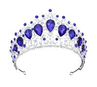 Elegante corona de cristal grande para novia, para boda, princesa, reina, tocado, graduación, concurso, fiesta, accesorios de joyería para el cabello, celebración de los 16 años