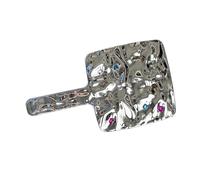 Elegante cosmético de mano con reflejo claro, herramienta de belleza de moda, espejo de maquillaje para un uso duradero, Trompeta cuadrada, Belleza masiva