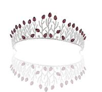 Elegante Crowcrowtiara Crowns de cristal Tiaras Cabello de boda Cessory Prom Party Birthday Princess Tiara para niña y womebridal, tamaño: 16 * 5.5cm