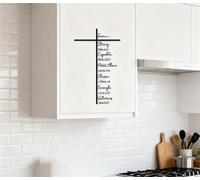 Elegante Cruz De Metal For Pared, Diseño Inspirado En Las Sagradas Escrituras For Espacios De Convivencia Tranquilos. Decoración Cristiana For El Hogar(15.75in)