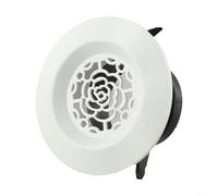 Elegante cubierta de ventilación en forma de flor con malla de insectos integrada para paredes y techos, mejora el flujo de aire y el atractivo estético en tu hogar (75 mm)