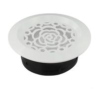 Elegante cubierta de ventilación en forma de flor con malla de insectos integrada para paredes y techos, mejora el flujo de aire y el atractivo estético en tu hogar (150 mm)