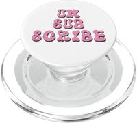 Elegante Darse de Baja Moderna Edad Digital Mensaje Sobrecarga PopSockets PopGrip para MagSafe