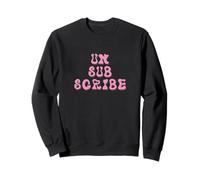 Elegante Darse de Baja Moderna Edad Digital Mensaje Sobrecarga Sudadera