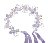 Elegante diadema con temática de madera, hermosa corona de flores y elegante accesorio para el cabello para niños y niñas