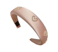 Elegante diadema de corazón con diamantes de imitación, adorno para el pelo para uso diario, fiestas, accesorio elegante