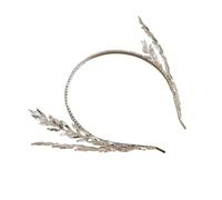 Elegante diadema de diamantes de imitación para mujer, joyería para el cabello con textura de aleación, accesorios para el cabello para bodas, fiestas y eventos nocturnos