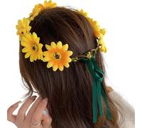 Elegante diadema de flores, diadema étnica, accesorio para el cabello, accesorio para el cabello, tocado de boda