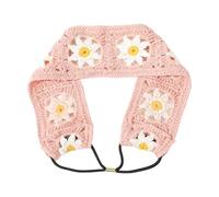 Elegante diadema de ganchillo para viajes, pañuelo artístico para mujer, uso diario