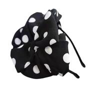 Elegante diadema de muselina transpirable con medio sombrero para mujer, aro de noche para mujeres con estilo