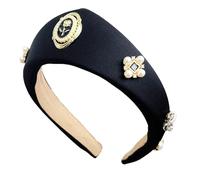 Elegante diadema de perlas rosas para mujer, adecuada para bodas, fiestas y más, añade moda a cualquier atuendo