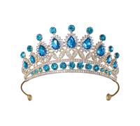 Elegante diadema de princesa, coronas de novia, accesorio para bodas y cumpleaños, fiestas, accesorios para el cabello, talla única, como se describe