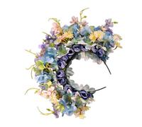Elegante diadema floral, hermosa diadema de flores, accesorio para el pelo con adornos de flores