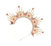 Elegante diadema gótica para el pelo, cómoda corona gótica, adorno para mujeres a la moda, estilos amorosos
