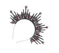 Elegante diadema gótica para el pelo, cómoda corona gótica, adorno para mujeres a la moda, estilos amorosos