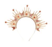 Elegante diadema gótica para el pelo, cómoda corona gótica, adorno para mujeres de moda, estilos amorosos, diadema de corona