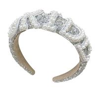 Elegante diadema para el cabello con letras blancas brillantes para novia, coronas de boda para mujer, suministros de boda, joyería para el cabello para mujer, joyería delicada para el cabello de