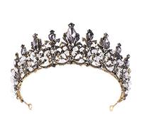 Elegante diamantes de diario infructuoso Desigbaroque Tiaras y coronas de las novias Cabezas de banda para la cabeza Coronas de novia Joyas para el cabello
