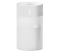 Elegante difusor de aceite de aroma de niebla fría portátil y humidificador tamaño compacto se adapta a cualquier lugar que lo necesite (blanco)