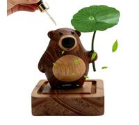 Elegante difusor de aromático para el hogar Lindo diseño de oso de madera