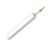 Elegante diseño de aluminio cuero tinte pluma ideal para trabajos de impresión de precisión (plateado)