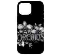 Elegante disfraz de orquídeas para un toque floral Carcasa para iPhone 16 Pro Max