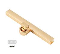 Elegante dispositivo de fijación giratorio, accesorios de fijación segura para varios tipos de bolsas con accesorios de instalación, juego de accesorios de bolso, Gold, One Size