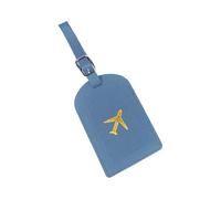 Elegante documento de viaje con estampado dorado con detalles de aviones integrados, ranuras para tarjetas, funda ligera de poliuretano para viajes en todo el mundo, cartera de pasaporte con lámina