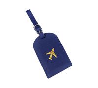 Elegante Documento De Viaje Detalles Aviones Estampados En Oro Ranuras para Tarjetas Integradas Funda Ligera PU Viajes por Todo Mundo Funda Pasaporte Viaje Piel Sintética