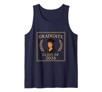 Elegante Emblema del Orgullo académico 2026 Camiseta sin Mangas