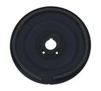 Elegante escudo negro mate para grifos de bañera y ducha de un solo mango, accesorio de moda para colecciones Chateau, escudo de acero inoxidable