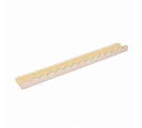 Elegante Estante de Mahjong en Forma de Onda con Disposición de Azulejos sin Esfuerzo para una Experiencia de Juego Color de Carcasa Acrílica de 20"