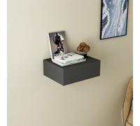 Elegante Estante de Pared, Antracita, 40 x 14,6 x 31,4 cm, 100% chipboard, Montaje en Pared, decoración y organización del hogar Moderno