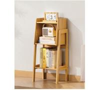 Elegante estante esquinero de bambú multifuncional - Estantería de 3/4/5 niveles que ahorra espacio para almacenamiento en el hogar y la oficina, solución de organización elegante para sala de estar y