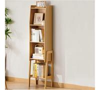 Elegante estante esquinero multifuncional de bambú, estantería de 3/4/5 niveles que ahorra espacio para el hogar y la oficina, ideal para sala de estar, estudio y soluciones de almacenamiento