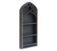 Elegante estante francés de varios niveles para pequeños coleccionables, elegante soporte de exhibición de madera de varios niveles, estante de almacenamiento para sala de estar