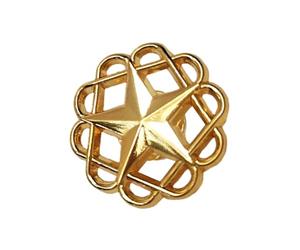 Elegante estrella hueca Pin Pin insignia moda accesorio portátil para camisa de traje de hombre con respaldo seguro trajes aleación de moda Pin, talla única, como se describe