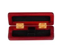 Elegante estuche de madera con 2 organizadores de capacidad para un fácil transporte, para jugadores de oboe y entusiastas, funda doble de madera