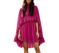 Elegante falda de gasa, vestido sin mangas a la moda con camisola para la temporada de verano. Apariencia Relajada con Clase