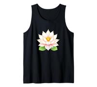 Elegante flor de loto blanca Camiseta sin Mangas