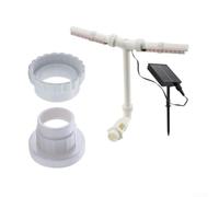 Elegante fuente solar de la piscina con control remoto y características de agua personalizables para espacios al aire libre elegantes (2)