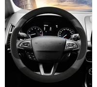 Elegante Funda De Cuero Antideslizante para Volante Interior Coche Accesorios para Ford para Focus 2 3 4 MK1 MK2 MK3 MK4(C)