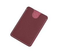 Elegante funda de piel para tarjetas de efectivo, ranura para autobús, adecuada para conferencias de negocios, viajes y varias ocasiones, burdeos, Mass Beauty