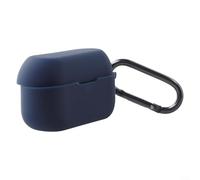Elegante funda de silicona roja para Technics para EAH AZ100, con funda protectora con cordón de mosquetón para técnicas (azul oscuro)