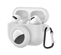 Elegante funda para AirPods Pro, compatible con MagSafe, incluye mosquetón y está diseñada para los amantes de la tecnología.